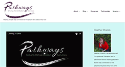 Desktop Screenshot of pathwaysrehabservices.com