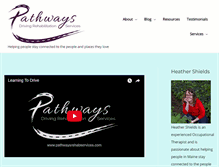 Tablet Screenshot of pathwaysrehabservices.com